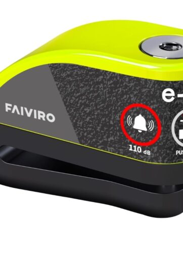E-STOP FAIVIRO - Blocca disco elettronico con allarme