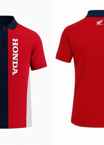 08AUDTPO001L HRC HONDA RACING POLO