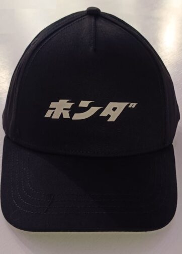08AUDTHA006 HONDA JPN LETTERING HTG BBALL CAP BLACK