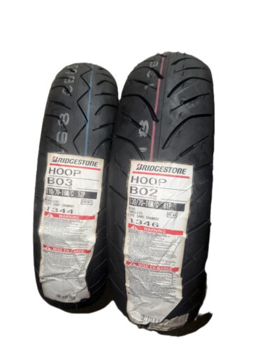 COPPIA BRIDGESTONE HOOP 110/70-16 - 130/70-16